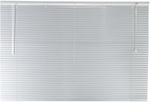 [BLSH2YRWD8E4TECF] Finishing Touches Cord Drawn Venetian Blind (Aluminium, In Window)