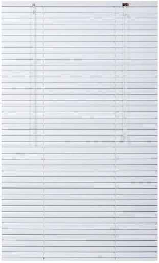 [BLSH4VY25N4GVHHY] Finishing Touches Cord Drawn Venetian Blind (Aluminium, In Window)