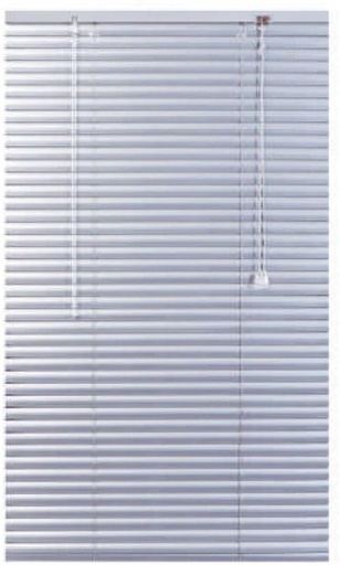 [BLSH4VY2ZUGXZ6ZB] Finishing Touches Cord Drawn Venetian Blind (Aluminium, In Window)