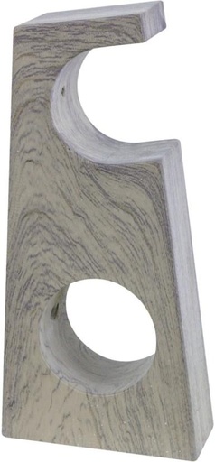 [CUAH4U24YTGHCUKV] Finishing Touches Beige Rod Rail Bracket (90 cm x 4 cm) (Pack of 1)