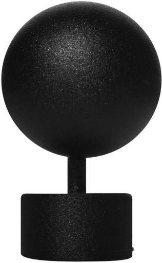 [CUAH4U24AFH5NCJV] Finishing Touches Black Curtain Rods (23 cm x 3 cm) (Pack of 1)