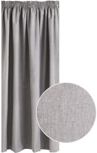 [CRTHE2AYMU5QHWQU] Classic Collection 218 cm (7 ft) Polyester Room Darkening Door Curtain (Plain, Grey)