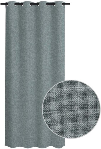 [CRTHBPMNHESQHGRK] Republic Umbrella 225 cm (7 ft) Cotton Room Darkening Door Curtain (Plain, Grey)