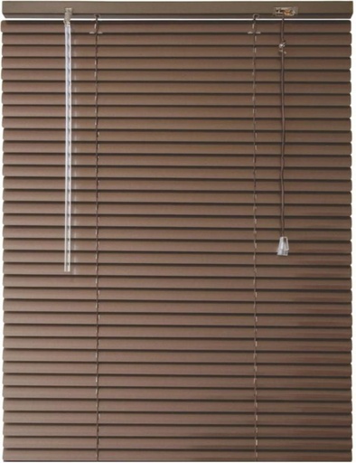 [BLSH2YRWWMS2WV8M] Finishing Touches Cord Drawn Venetian Blind (Wood, In Window)