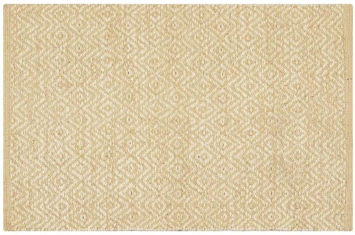 [CRGH2YYBSRNHF2EC] Home Living Jute Rectangle Shape Carpet (90 cm x 60 cm, Beige)