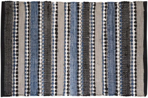 [CRGH2YYBGBZF7DRT] Home Living Cotton Rectangle Shape Carpet (45 cm x 30 cm, Multicolour)