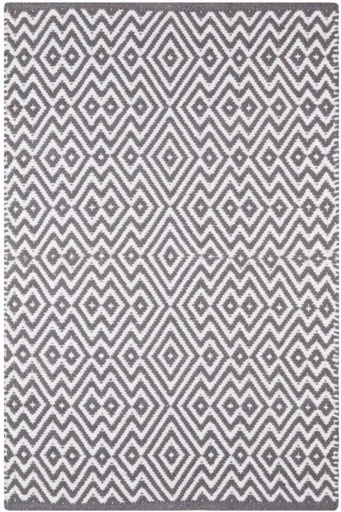 [CRGH2YYBSVZNNFJZ] Home Living Cotton Rectangle Shape Carpet (60 cm x 30 cm, Grey)