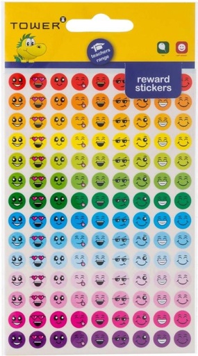 [STIH6YRVFM4QBJTE] Tower 0.203 m Mini Faces Stickers Non-reusable Sticker (Pack of 1)