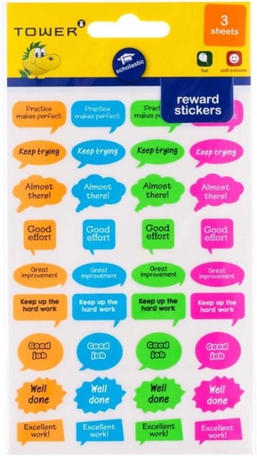 [STIH6YRVUBZHMSWA] Tower 0.203 m Teachers Encouragement Stickers Non-reusable Sticker (Pack of 1)
