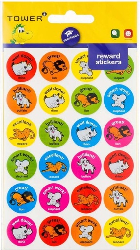 [STIH6YRVVF3ZJN8H] Tower 0.203 m Big 5 Motivation Stickers Non-reusable Sticker (Pack of 1)
