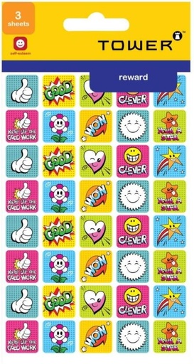 [STIH25B5NC6FW3MG] Tower 0.203 m Glitter Stickers Non-reusable Sticker (Pack of 1)