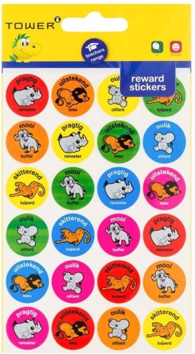 [STIH25B5YFZ8CSHZ] Tower 0.2 m Big 5 Reward Stickers Non-reusable Sticker (Pack of 1)