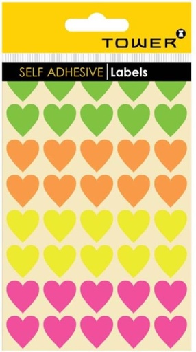[STIH25B5QV7RKUZF] Tower 0.203 m Heart Stickers Non-reusable Sticker (Pack of 1)