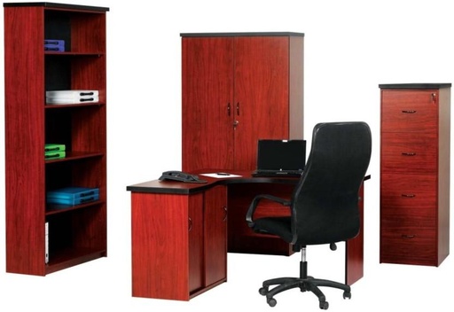 [OSTHFZYQJYRAYHBN] Prestige 4 Drawer Filing Cabinet Multipurpose Table (Finish Colour - Brown, DIY(Do-It-Yourself))