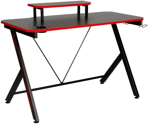 [OSTHFZYQFZZPH3W6] Linx Kratos Gaming Multipurpose Table (Finish Colour - Red, DIY(Do-It-Yourself))