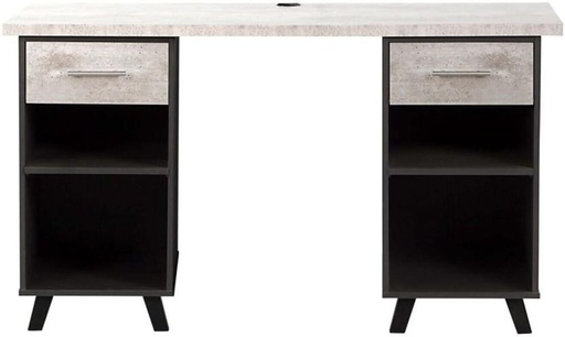 [OSTHFZYV5RK4CE5V] Concrete Desk Multipurpose Table (Finish Colour - Grey, DIY(Do-It-Yourself))
