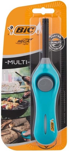[PLRH2FYHYR6BB5M4] Bic Mega Lighter Pocket Lighter (Blue)