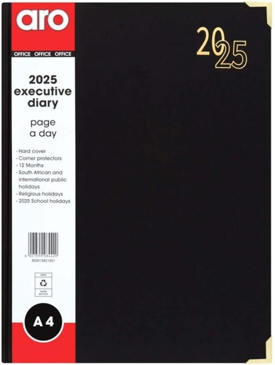 [DNBH7RWJGEDKJFFH] ARO GOAA02 A4 Diary Single (Black)