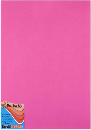 [PPRH4YSJRZGSKHKG] Butterfly A2 160 gsm Multipurpose Paper (Set of 1, Pink)