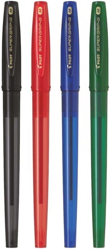 [PENH27R3AEZMBBPM] Pilot Super Grip-G Gel Pen (Pack of 4, Multicolor)