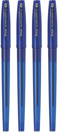 [PENH27QZGH38AHKK] Pilot Super Grip Gel Pen (Pack of 4, Blue)