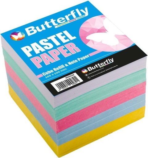 [PITH29SF8VUEEVGV] BUTTERFLY 500 Sheets Page Markers, 5 Colours (Set Of 500, Multicolour)