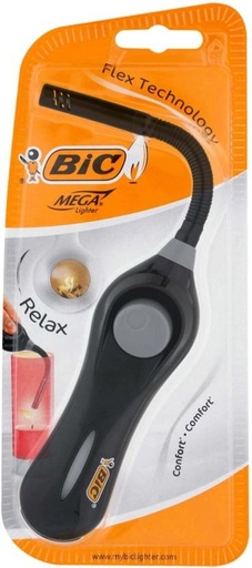 [PLRH2FYHBZDG8WAP] Bic Mega Flex Lighter Pocket Lighter (Black)