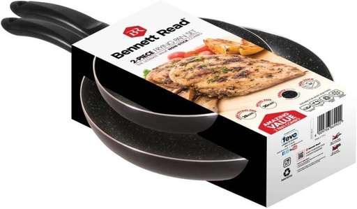 [PPNHFXCREFGT5VQM] Bennett Read Frying Pan Pan Set 0 L capacity 28 cm diameter (Aluminium, Non-stick, Induction Bottom)