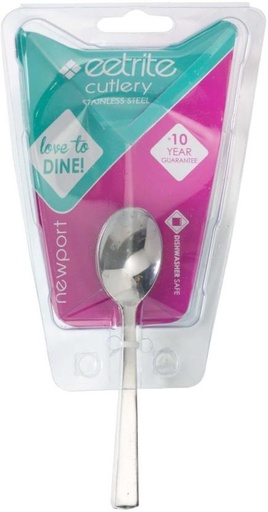 [CYSH4UYH8CHRX5UK] Eetrite 4 Pack Newport Stainless Steel Cutlery Set (Pack of 1)