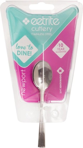 [CYSH4UYR2SQ97ZVC] Eetrite 4 Pack Newport Coffee Stainless Steel Cutlery Set (Pack of 1)