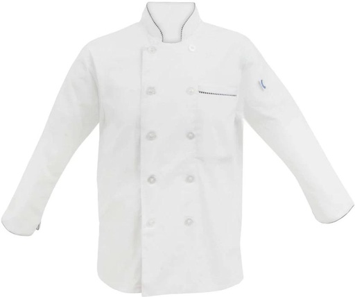 [APNHFZWZRZFPW3Z6] Bakers & Chefs Polyester Chef's S (White, Single Piece)