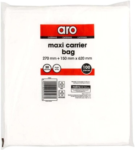 [GBAH2YX9EAHTZZ7U] Aro Grocery Bag (White)