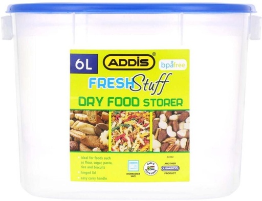 [CNRH27SYRJGKRGJW] Addis Plastic Grocery Container  - 6 l (White)