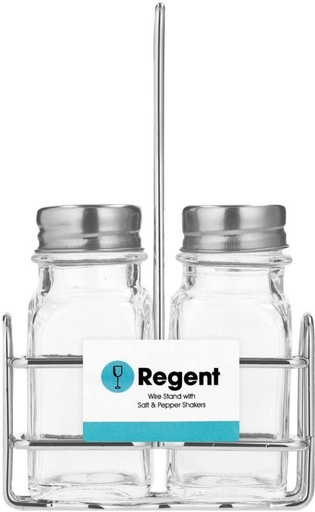 [CDSH27ZZY8HZPAMG] Regent Salt & Pepper Set Glass (1 Piece)