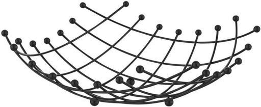 [FVBH5T8TACGSFGYR] Primaries Carbon Steel Fruit & Vegetable Basket (Black)