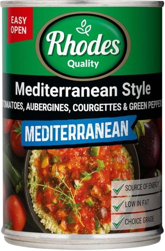 [CFDHFRS7DHFNCFXY] Rhodes Mediterranean Style Vegetables (410 g, Pack of 12)