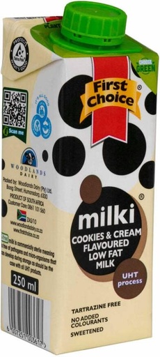 [MLKH9PGHFFZHRAG8] First Choice Cookies & Cream Flavoured Milk, Cookies & Cream Flavour (250 ml)