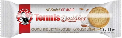 [CKBH7RJ2AK4GHRMJ] Bakers Tennis Double Cream Sandwich Biscuit (125 g)