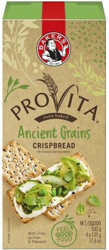 [CKBHFU62YSDVTBGJ] Bakers Provita Ancient Crispbread Multi Grain Biscuit (500 g)