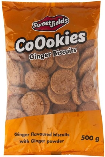 [CKBHFU62EAZCH8KB] Sweetfields Ginger Flavoured Cookies (500 g)