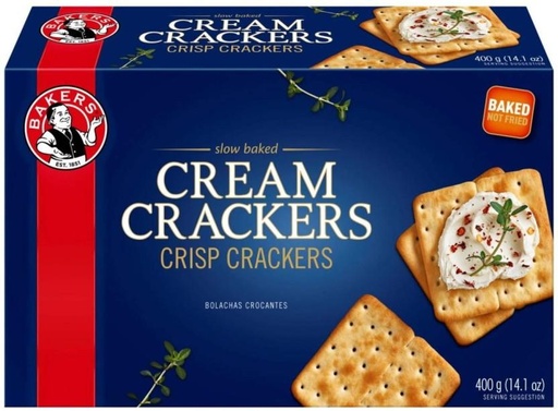 [CKBHFU62BZQ5AZAZ] Bakers Cream Crackers Cream Cracker Biscuit (400 g)