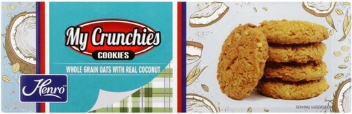 [CKBHFU62HTFTWEKZ] Henro My Crunchies Whole Grain Oats Cookies (175 g)