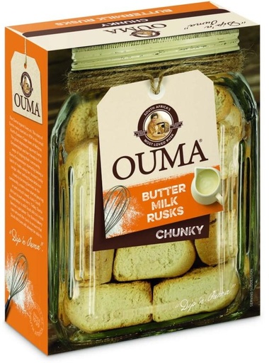 [RSKHFZSHMGYMQMSU] Ouma Chunky Buttermilk flavoured Buttermilk Rusk (500 g)