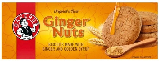 [CKBH7RJ6D2JKKSDV] Bakers Ginger nut biscuits Bakery Biscuit (190 g)