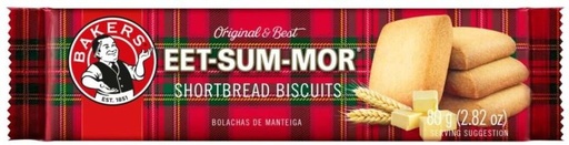 [CKBHFU62JMD3NZZV] Bakers Eet-Sum Mor Cracker Shortbread (80 g)