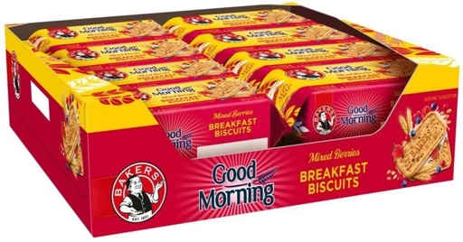 [CKBH4TVC592NCJKT] Bakers Good Morning Breakfast Biscuits Mixed Berries Biscotti (50 g, Pack of 16)