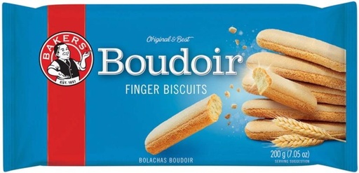[CKBHFTBHPHM7HSDN] Bakers Boudoir Finger Biscuits Plain Biscuit (200 g, Pack of 15)