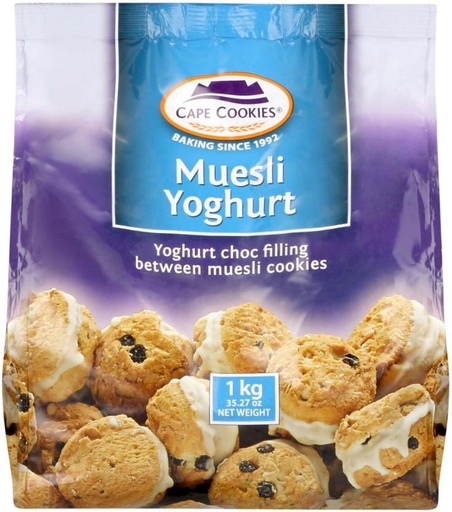 [CKBHFU62HKH4ZMHE] Cape Cookies Muesli Yoghurt Cookies (1 kg)