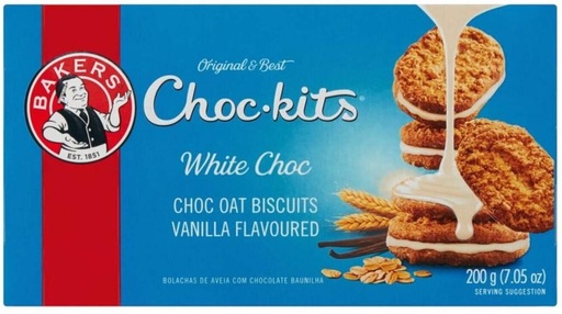 [CKBHFU7YEFNTNGJD] Bakers White Choc Oat Biscuit (200 g)