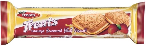 [CKBHFU62D35TYEM6] Tasty Treats Mango Flavored Biscuits Cream Filled Biscuit (960 g, Pack of 12)